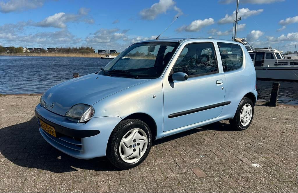 Fiat Seicento 1.1 2003 Blauw, Auto's, Fiat, Particulier, Seicento, Airbags, Elektrische ramen, Metallic lak, Radio, Benzine, C