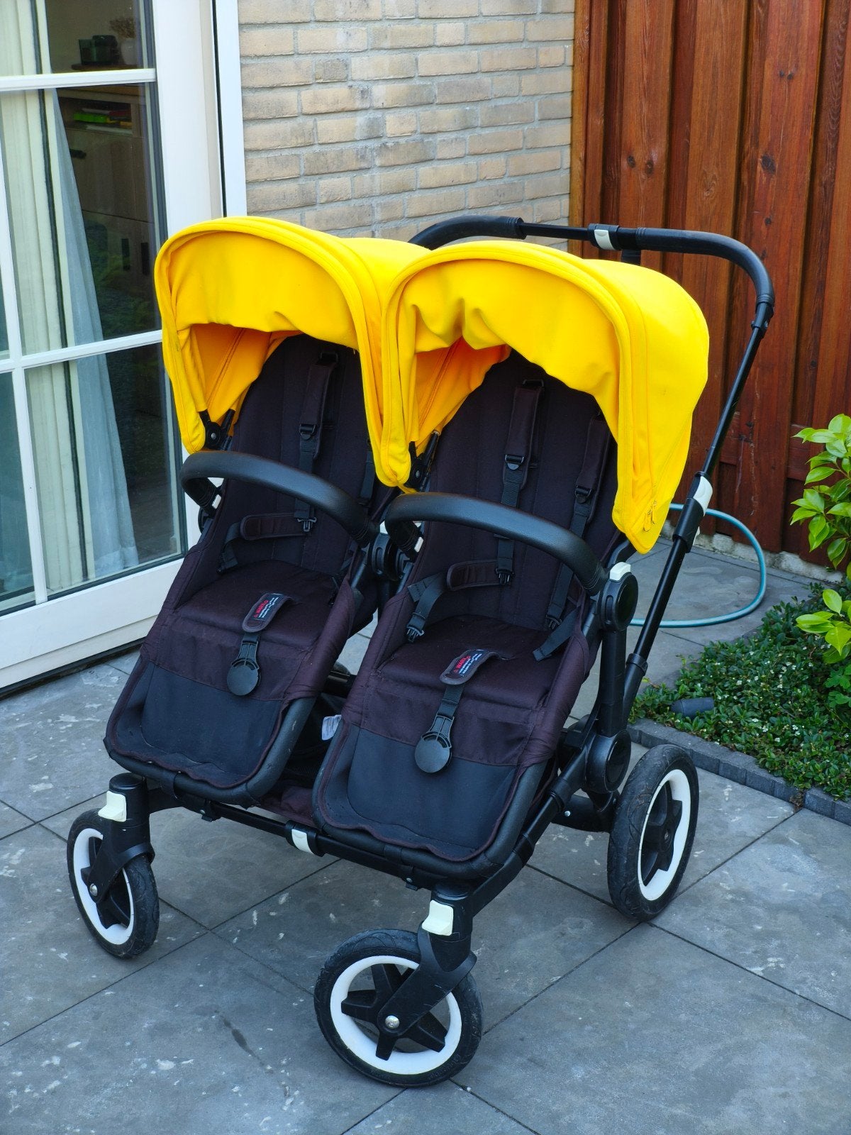 Bugaboo Donkey Duo kinderwagen, geschickt voor tweeling, Ophalen, Gebruikt, Bugaboo, Combiwagen