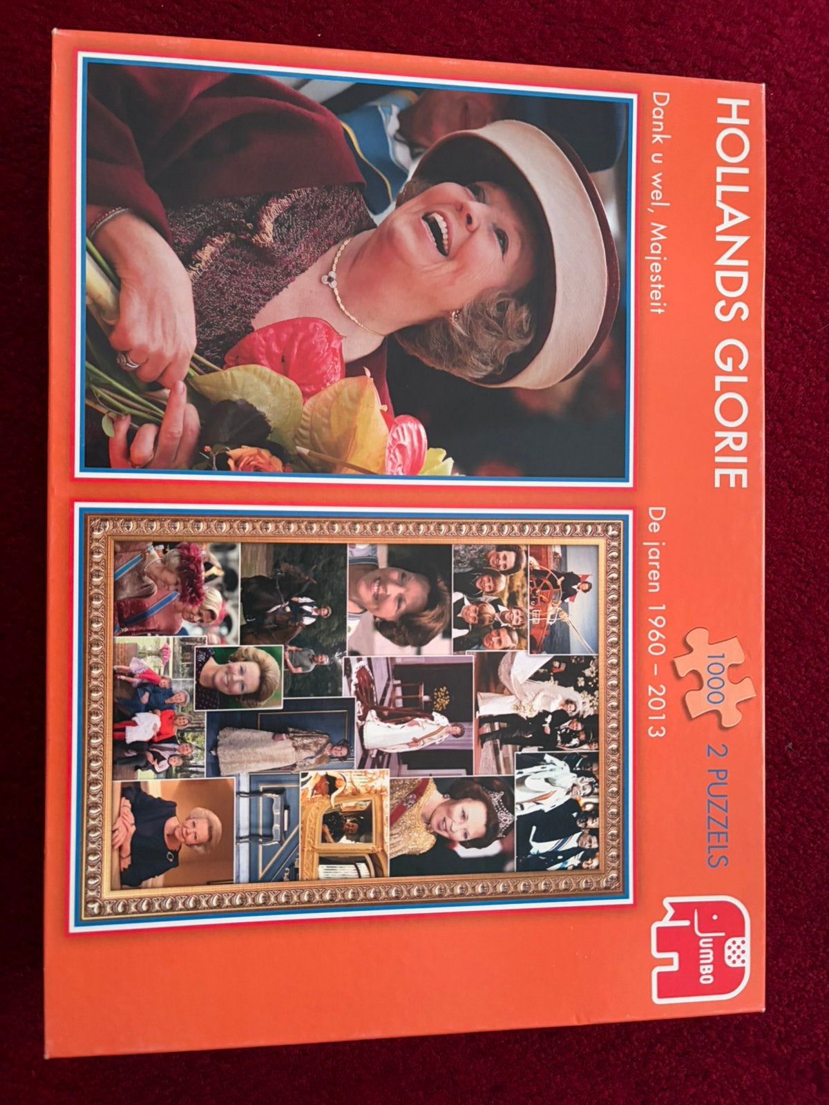 2 Puzzels 1000 stukjes “koningin Beatrix”, Hobby en Vrije tijd, Denksport en Puzzels, Ophalen, 500 t/m 1500 stukjes, Zo goed als nieuw