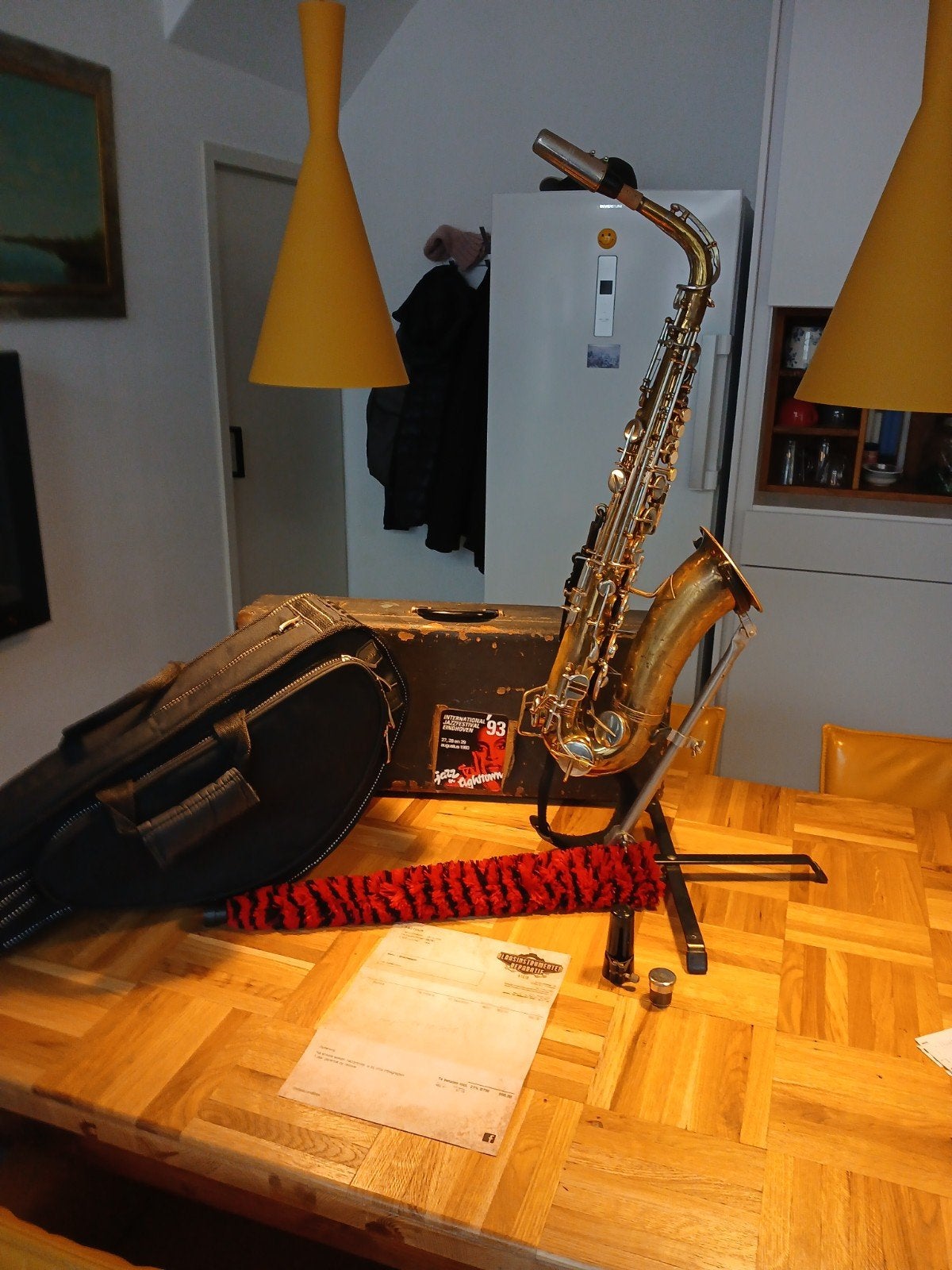 Altsaxofoon Martin Indiana, gereviseerd, nr. 46051, Muziek en Instrumenten, Blaasinstrumenten | Saxofoons, Ophalen of Verzenden