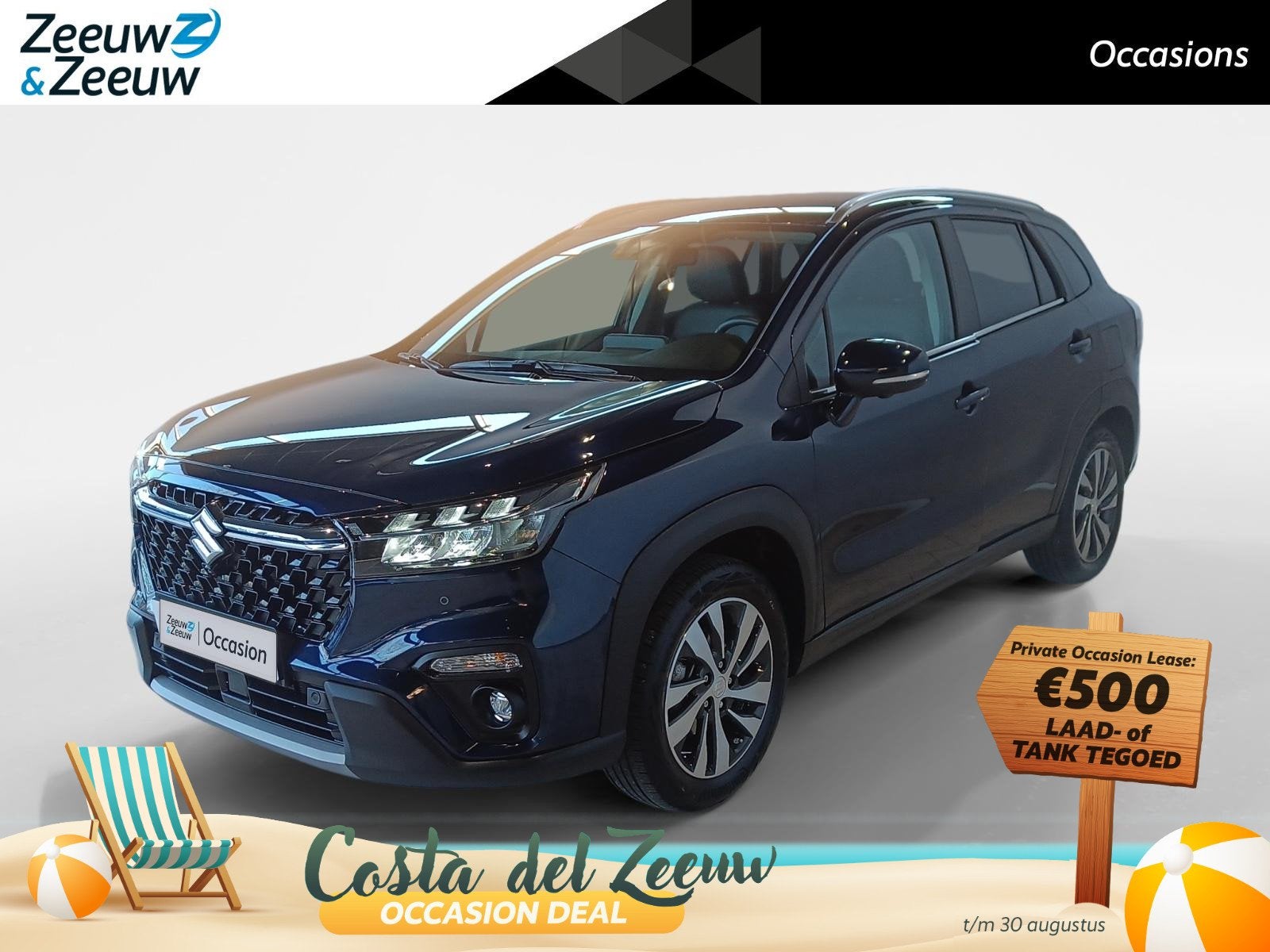 Suzuki S-Cross 1.5 Hybrid Style *Navi+360Camera*Climate Cont, Auto's, Suzuki, Automatische klimaatregeling, Gebruikt, 4 cilinders