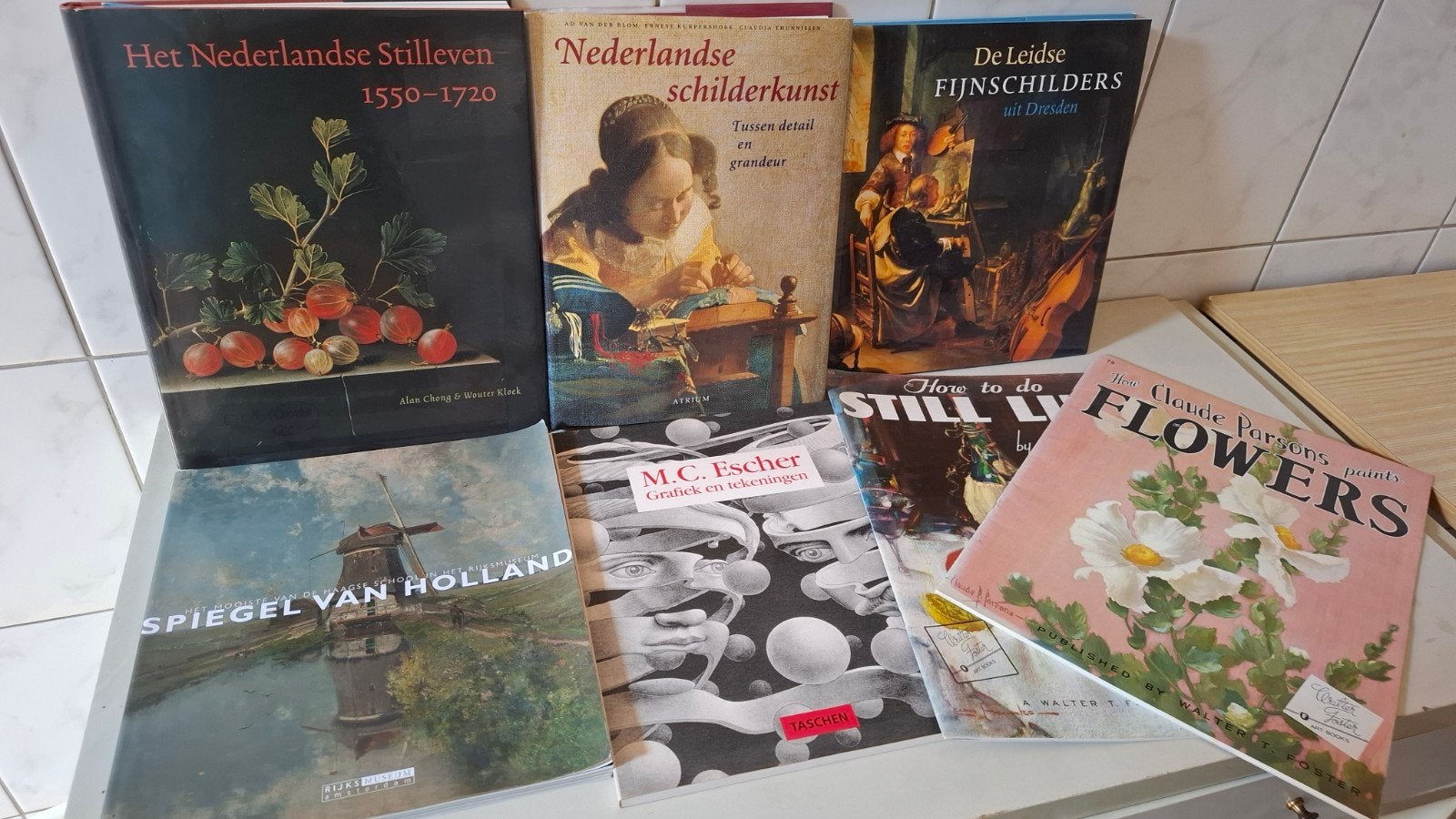 Schilderboeken 7 stuks, Ophalen of Verzenden, Zo goed als nieuw, Schilder- en Tekenkunst