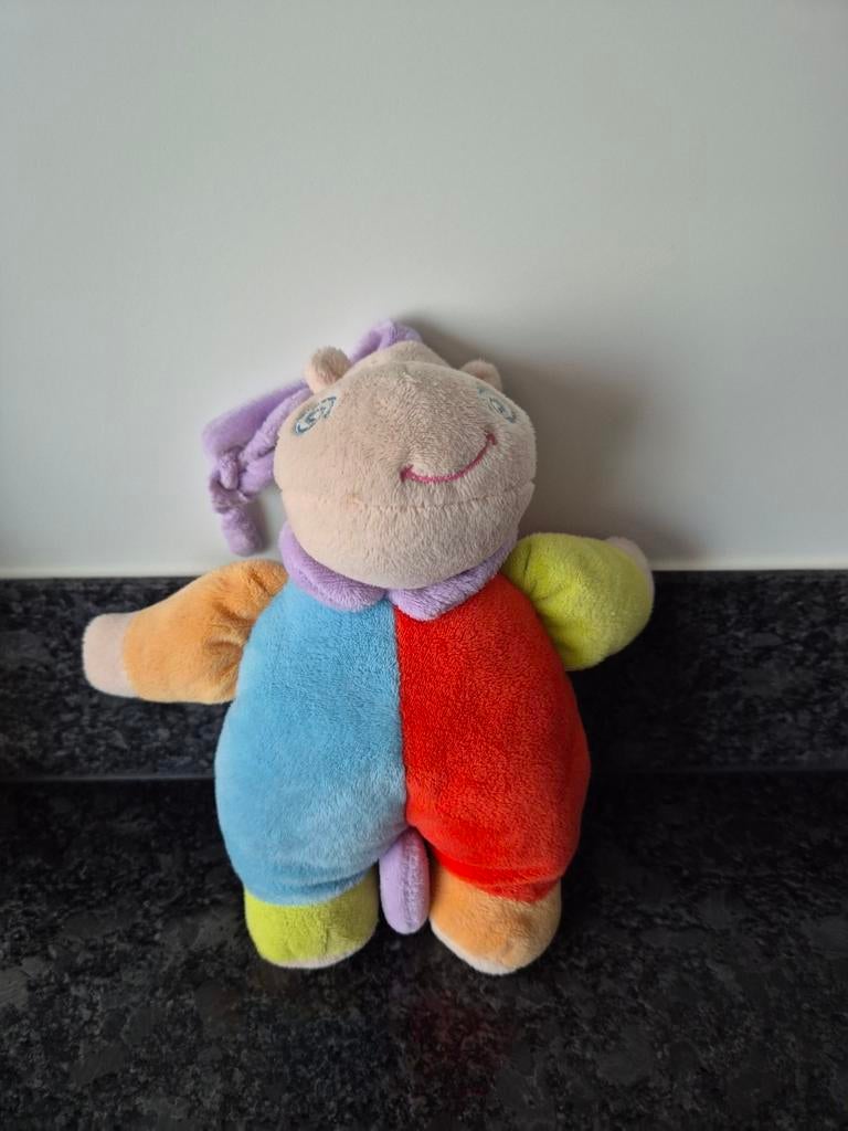 Eddy Toys - Knuffel Nijlpaard Muziekdoosje, Ophalen of Verzenden