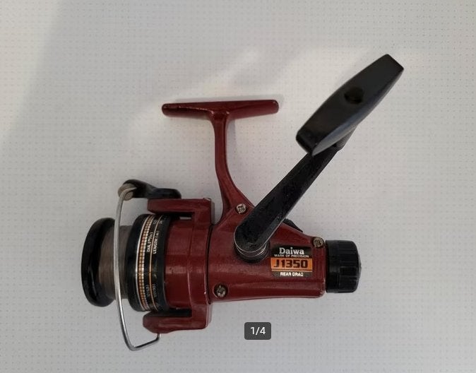 Daiwa J1350 molen te koop, vintage!, Watersport en Boten, Hengelsport | Algemeen, Ophalen of Verzenden, Gebruikt, Molen