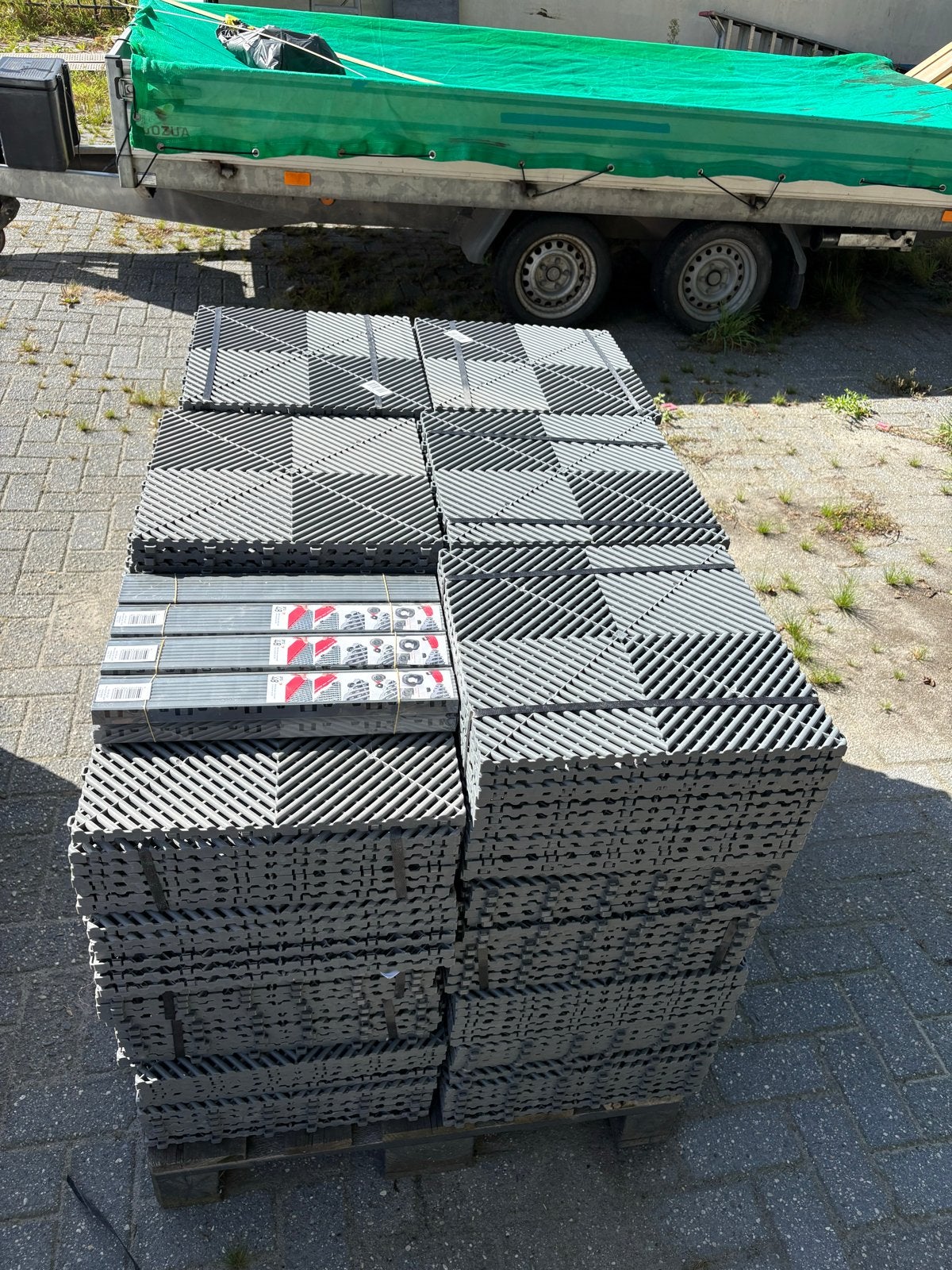 40 m² PRO48 kunststof garage-/werkplaatsvloer – NIEUW, Doe-het-zelf en Verbouw, Kunststof, Overige typen, Nieuw, Ophalen of Verzenden