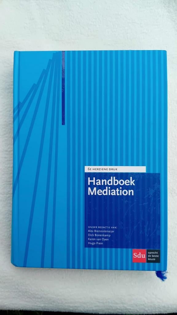 Handboek Mediation - 6e herziene druk, Boeken, Alex Brenninkmeijer, Dick Bosscher, Karen van Oyen, Hugo Priem, Zo goed als nieuw