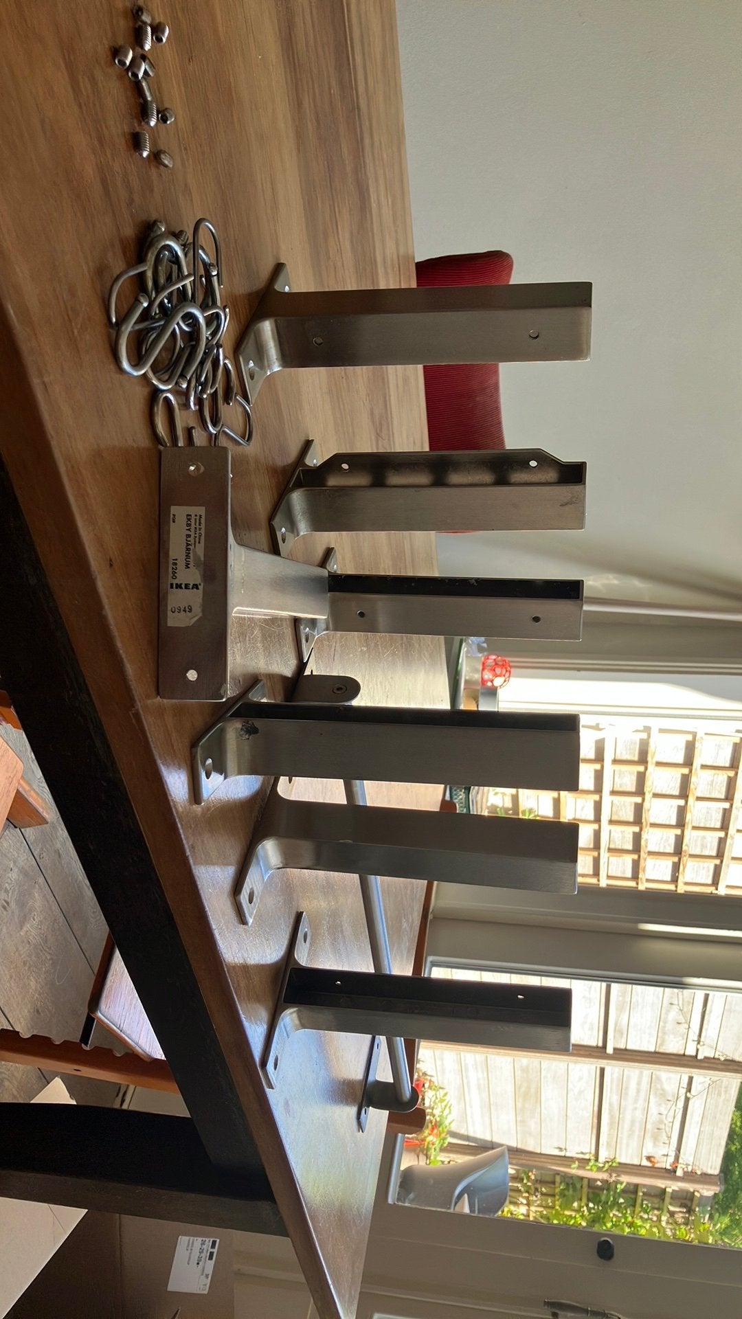 Ikea plank ophangsysteem, Ophalen, Gebruikt