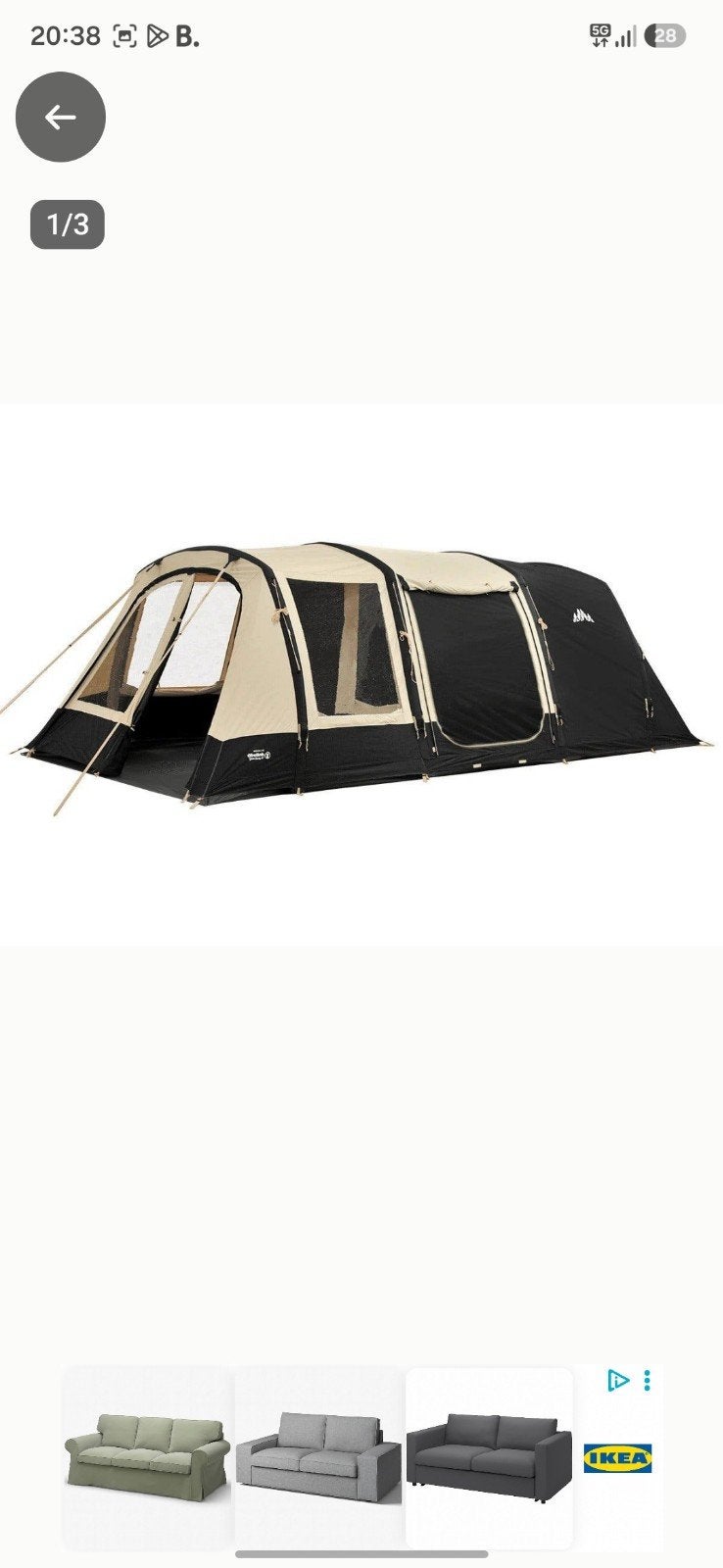 Hudson 4 TC easy air Obelink, Ophalen, Gebruikt, Tot en met 4