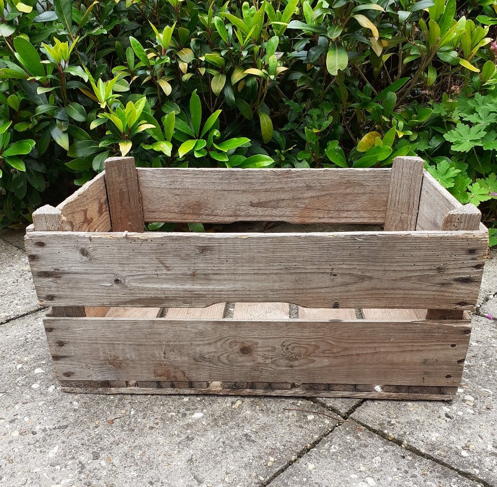 Veilingkrat hout, Ophalen, Gebruikt, Hout