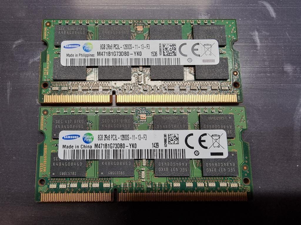 16GB (2x8GB) 1600Mhz PC3-12800 DDR3L 1,35 Volt 2RX8 Samsung., Computers en Software, RAM geheugen, 1600mhz, DDR3, Ophalen of Verzenden