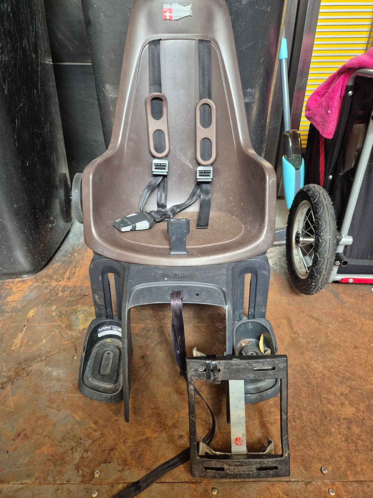 Fietsstoeltje achterop bobike met bobike click and go, Ophalen, Achterzitje, 9 t/m 36 kg, Bobike