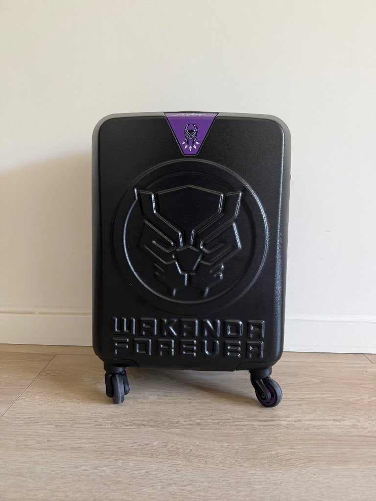 Marvel Black Panther Handbagage (ZGAN) - LIMITED EDITION, 50 tot 60 cm, Hard kunststof, Zo goed als nieuw, 35 tot 45 cm
