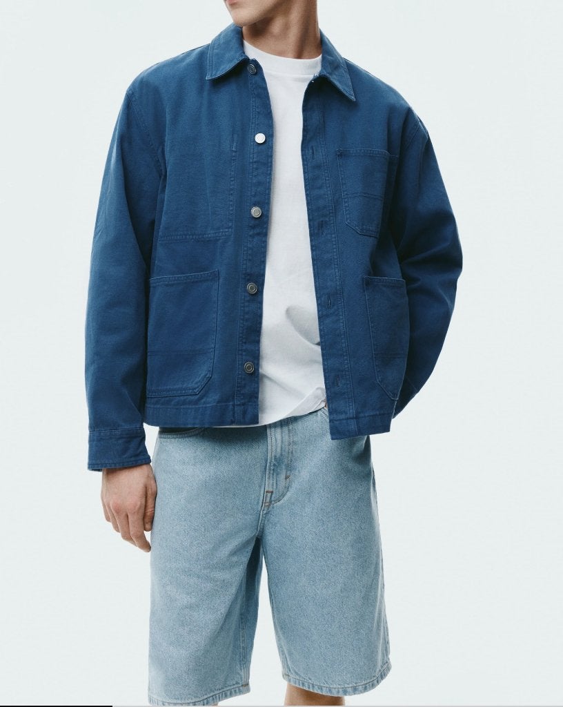 Denim short relaxed fit. mt 34., H&M, Blauw, Nieuw, Ophalen of Verzenden