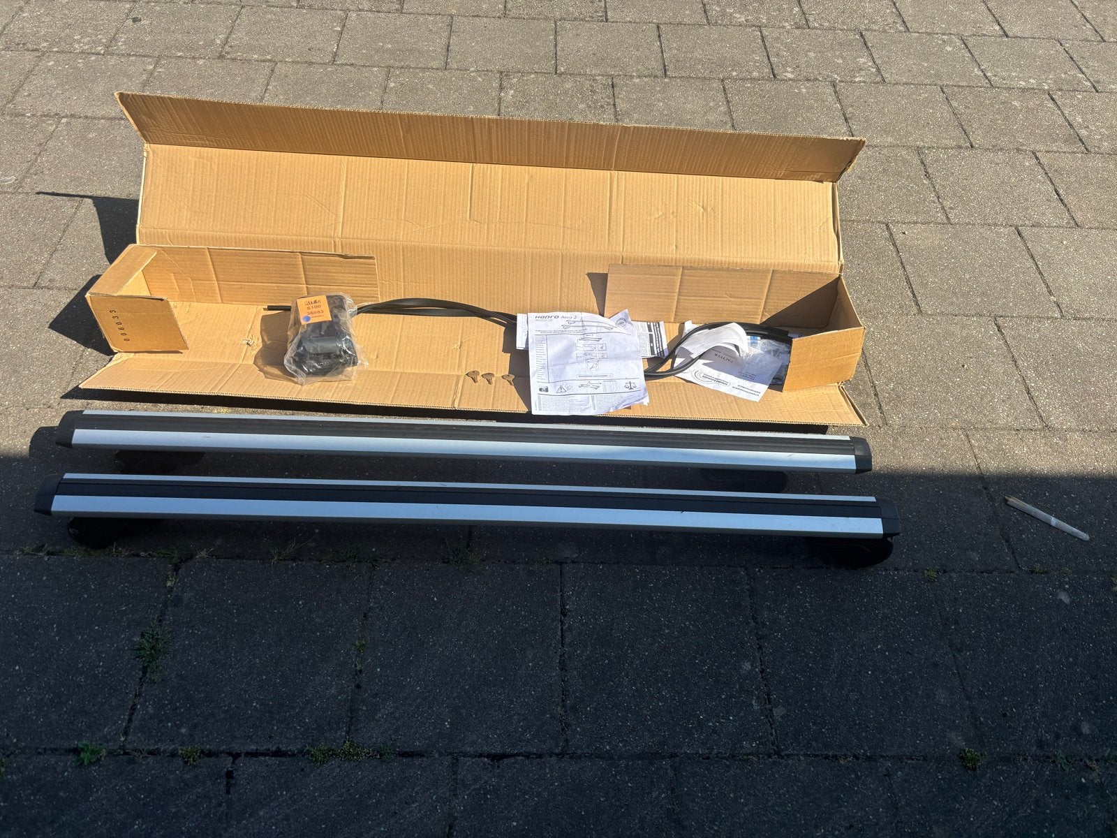Hapro Aero 125 Aluminium Dakdragers voor diverse auto's, Auto diversen, Dakdragers, Zo goed als nieuw, Ophalen