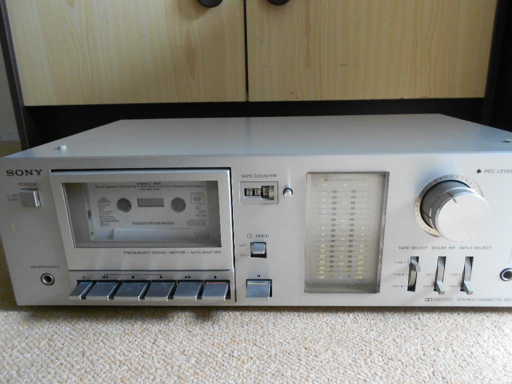 Vintage Sony  TC-U30 cassettedeck, Audio, Tv en Foto, Cassettedecks, Ophalen, Enkel, Sony, Tape counter