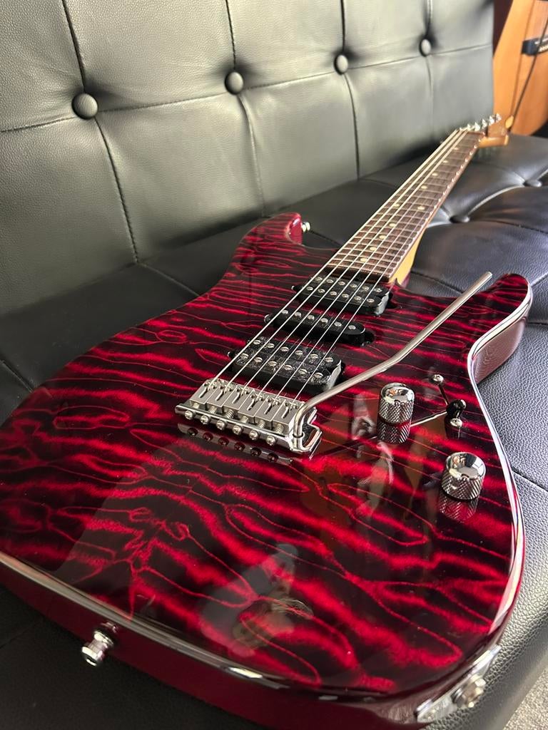 Suhr Standard Custom (2004) John Suhr Era Master Grade Quilt, Ophalen, Zo goed als nieuw, Solid body, Overige merken