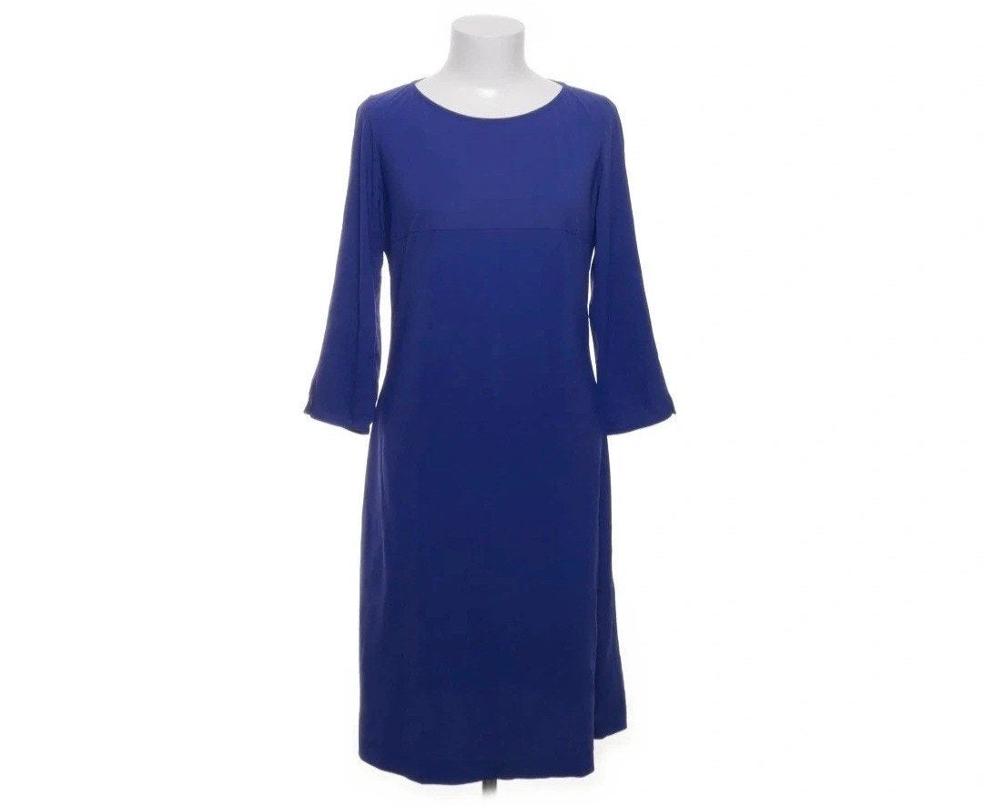 La Dress Paars  Blauwe Jurk Maat S, La Dress, Zo goed als nieuw, Knielengte, Maat 36 (S)