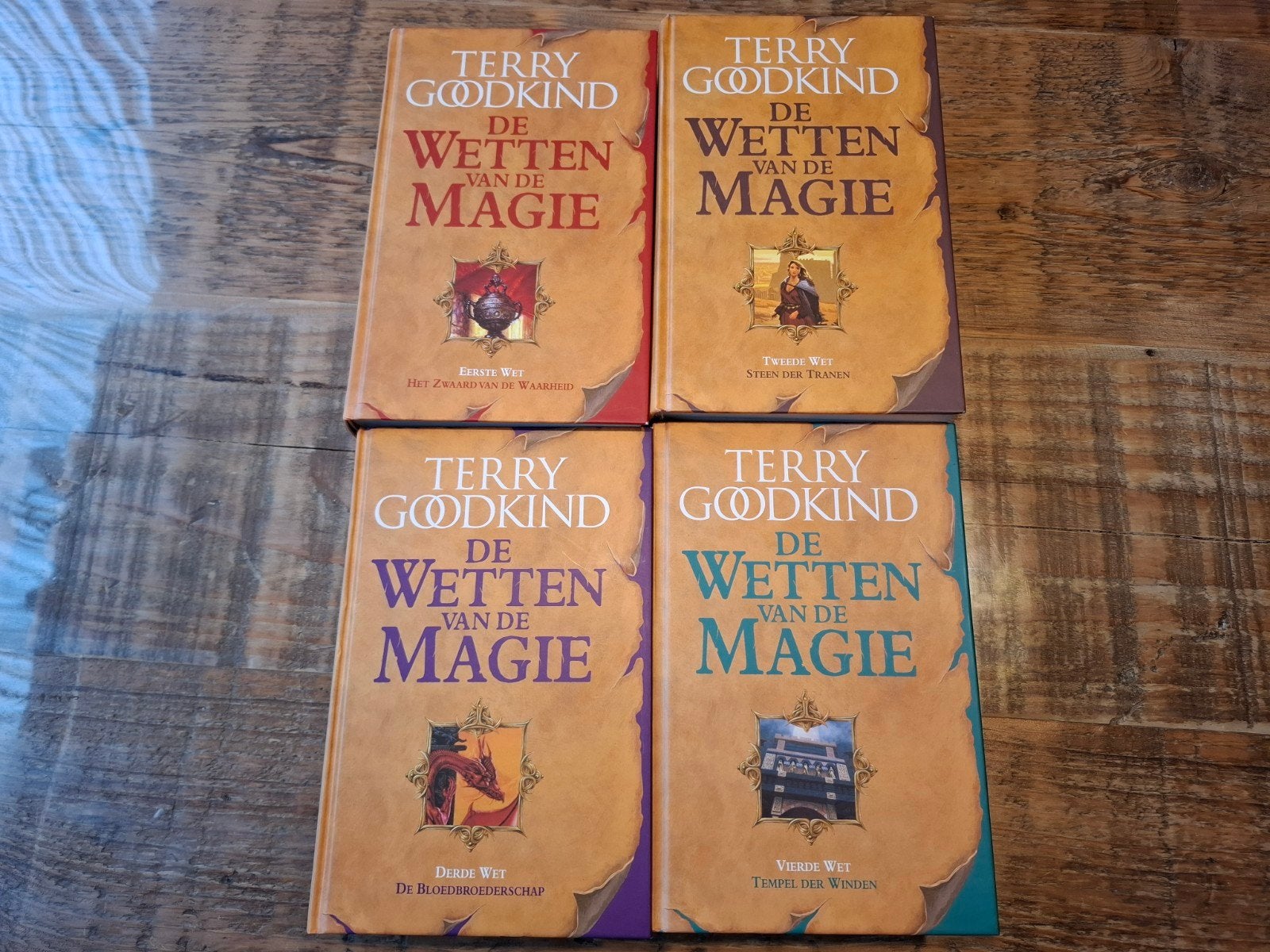 Terry Goodkind - De Wetten van de Magie (4 boeken), Boeken, Fantasy, Ophalen of Verzenden, Gelezen, Terry Goodkind