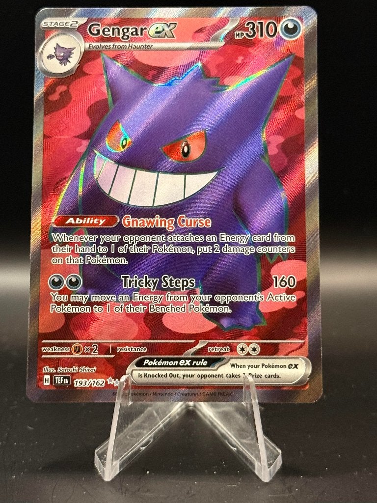 Gengar EX Full art 193 NM |  Pokemon, Ophalen of Verzenden, Nieuw, Losse kaart, Foil