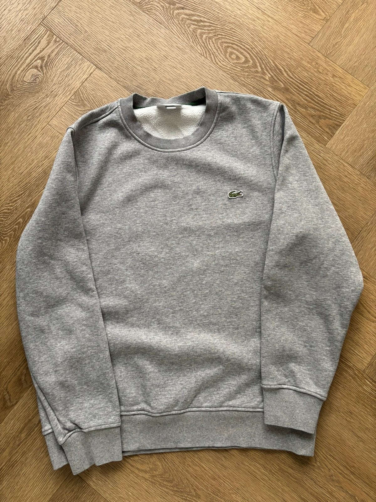 Lacoste sweater grijs maat M, Ophalen of Verzenden, Zo goed als nieuw, Maat 48/50 (M), Grijs