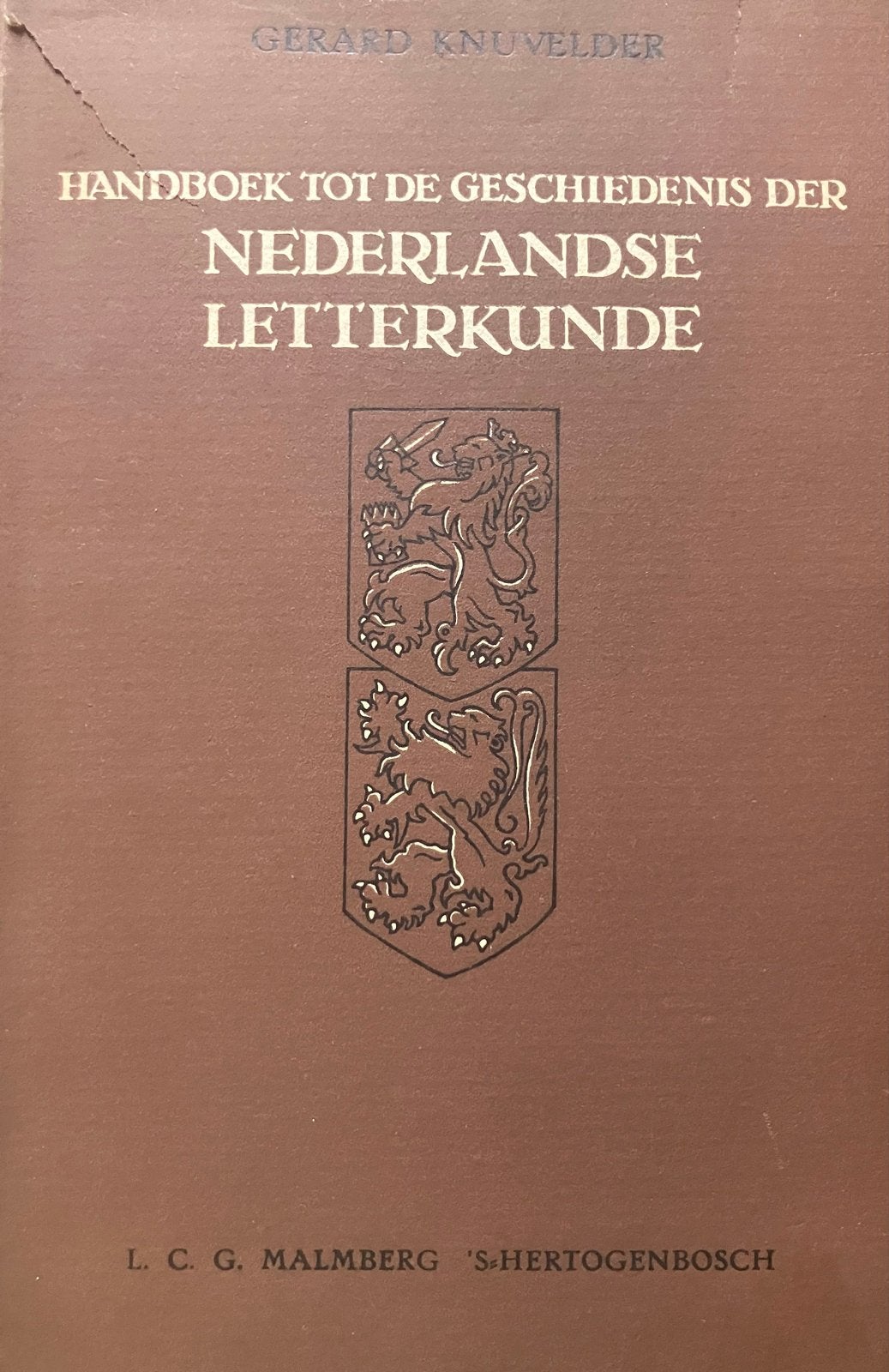 Handboek Geschiedenis Nederlandse Letterkunde - Knuyvelder, Ophalen of Verzenden, Gelezen, Nederland
