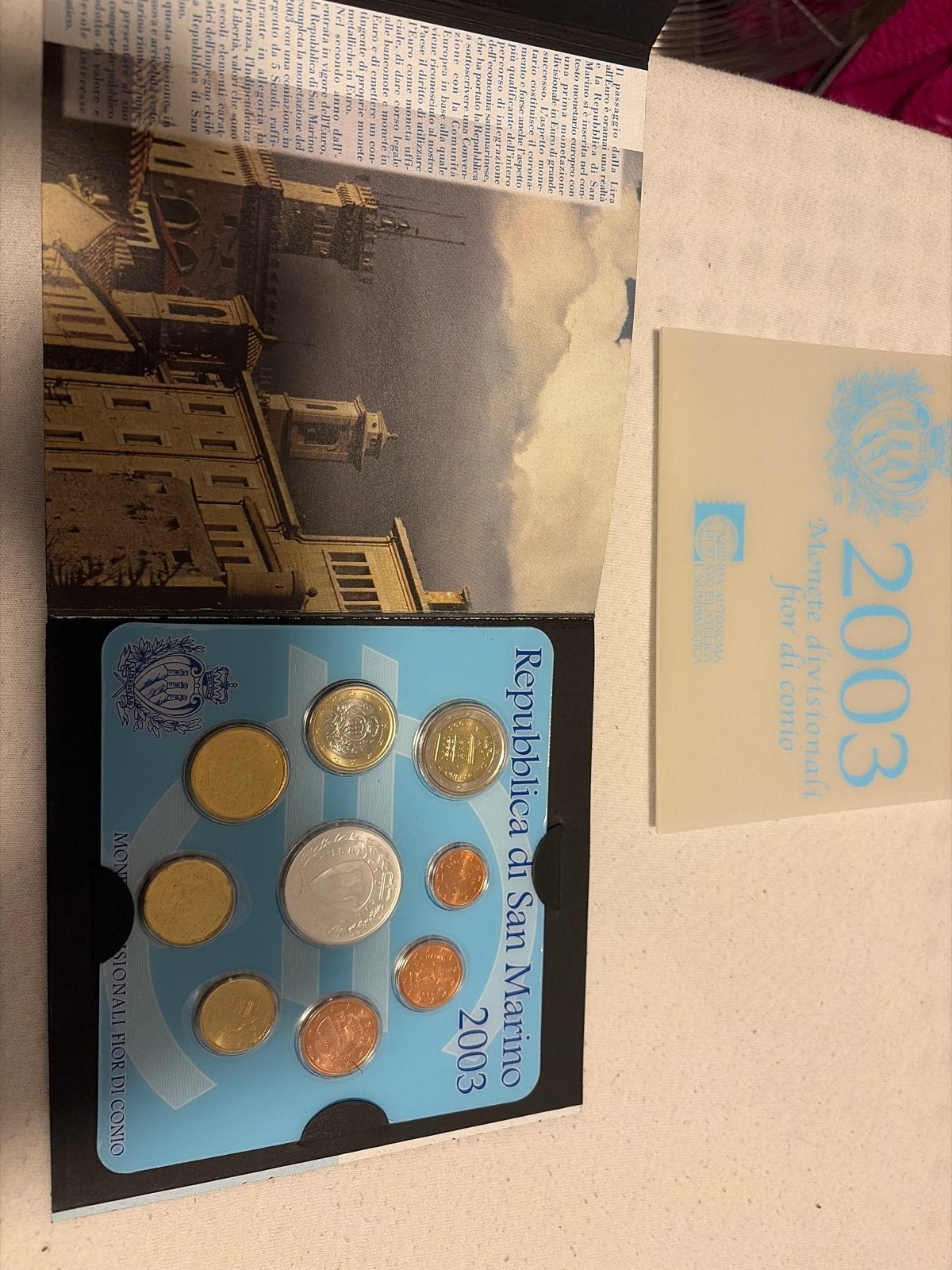 San Marino Euro Muntset 2003 - Fior di Conio, Ophalen, San Marino, Overige waardes, Setje