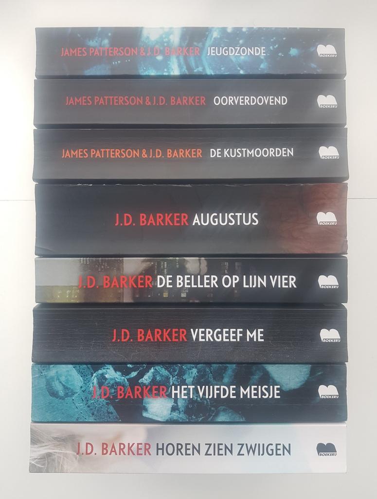 8x J.D. Barker Thrillers oa. Sam Porter Trilogie, Augustus, Ophalen of Verzenden, Gelezen, J.D. Barker, Amerika
