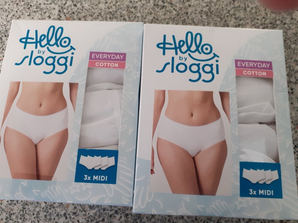 Sloggi midi 6x dames 46 + 48 nieuw in verpakking, Sloggi, Ophalen of Verzenden, Wit, Slip