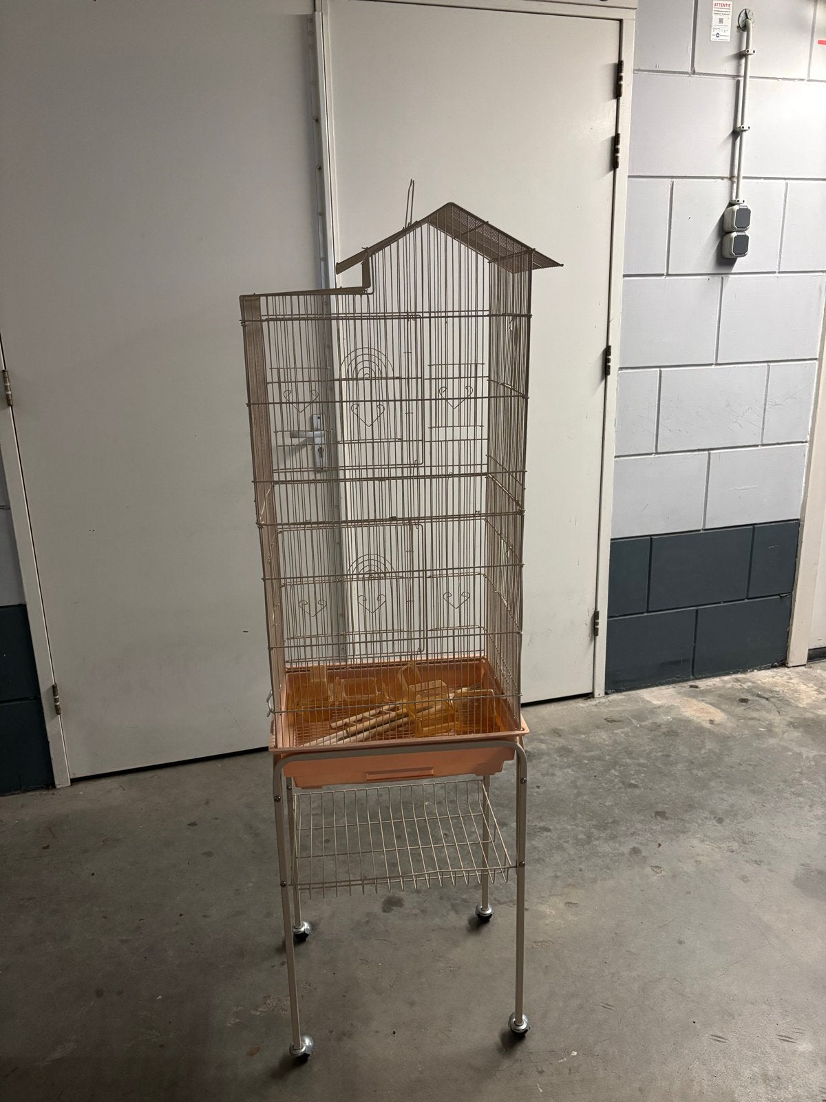 Vogelkooi, Dieren en Toebehoren, Ophalen, Zo goed als nieuw, Metaal, Vogelkooi