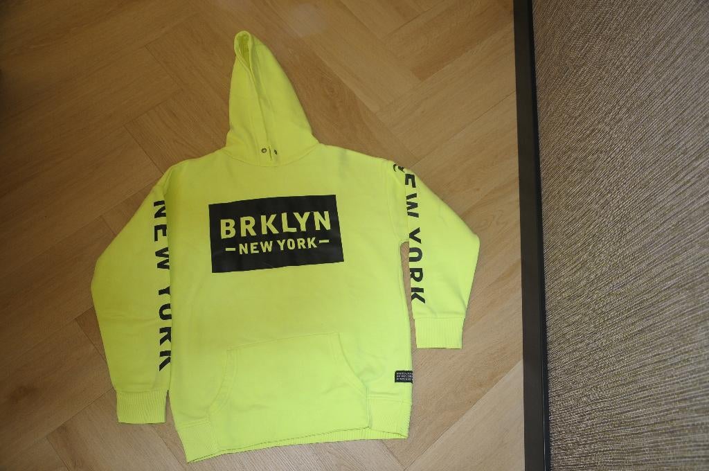 Leuke gele trui / hoodie van Primark, maat 152!, Gebruikt, Trui of Vest, Ophalen of Verzenden, Primark