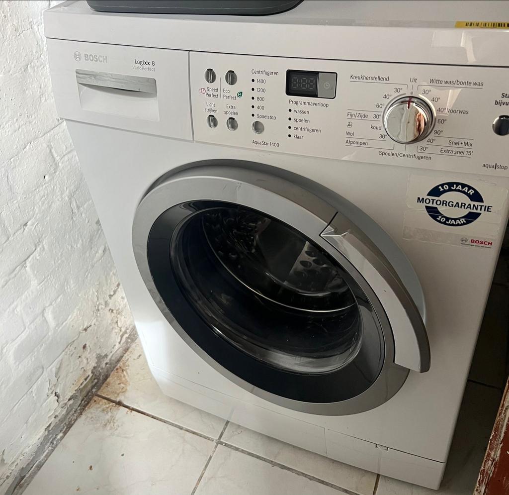 Bosch Logixx 8 Wasmachine 8kg 1400 toeren, Witgoed en Apparatuur, 1200 tot 1600 toeren, 8 tot 10 kg, Ophalen of Verzenden, Zo goed als nieuw