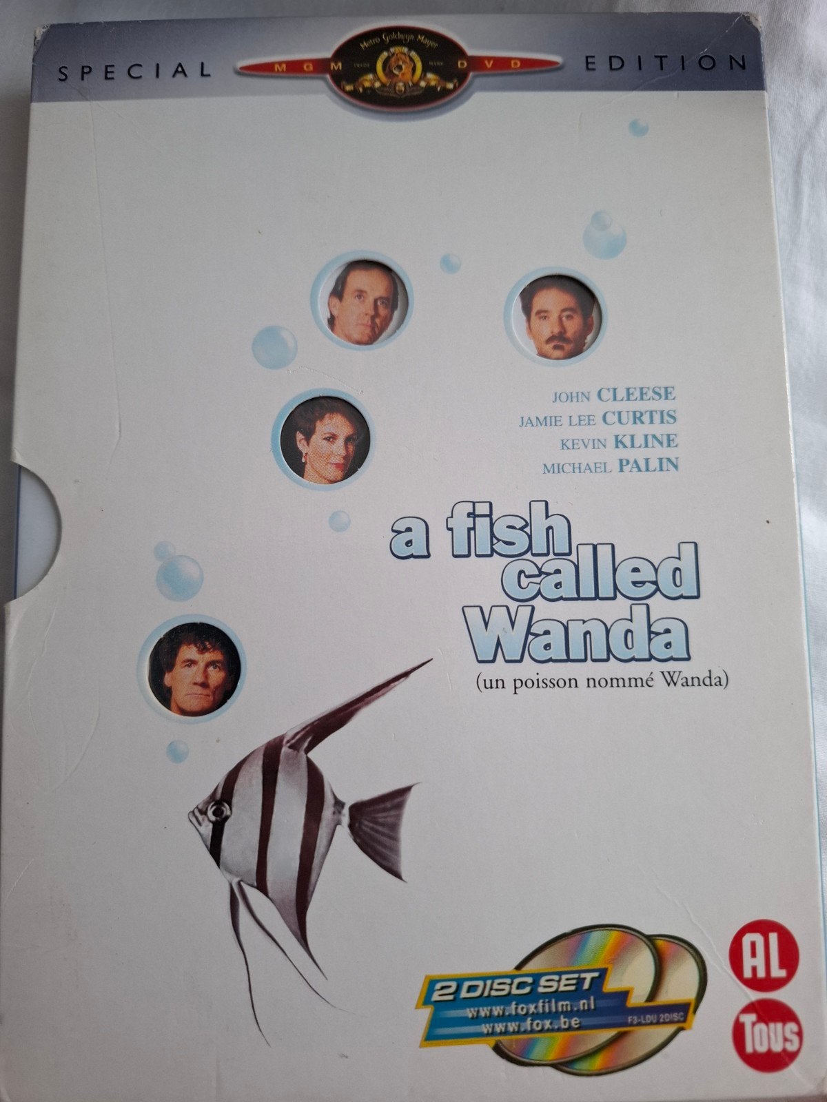 A fish called wanda  2 discs, Cd's en Dvd's, Alle leeftijden, Ophalen of Verzenden, Gebruikt
