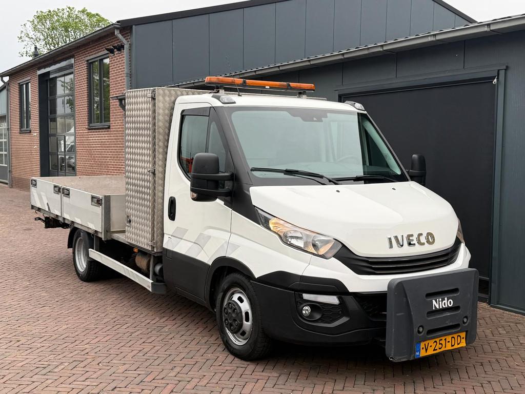 Iveco Daily 40C18 3.0 Hi Matic Openlaadbak 3.7m Amco Veba Kr, Auto's, Automaat, Gebruikt, Euro 6, 4 cilinders