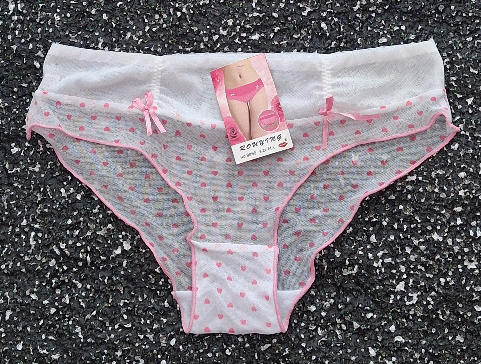 Sexy nieuw flinterdun doorschijnend broekje (S), Verzenden, Wit, Slip