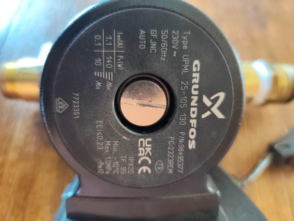 Grundfos circulatiepomp uplm 25-105 130, Ophalen of Verzenden, Minder dan 60 cm, Overige typen, Minder dan 30 cm