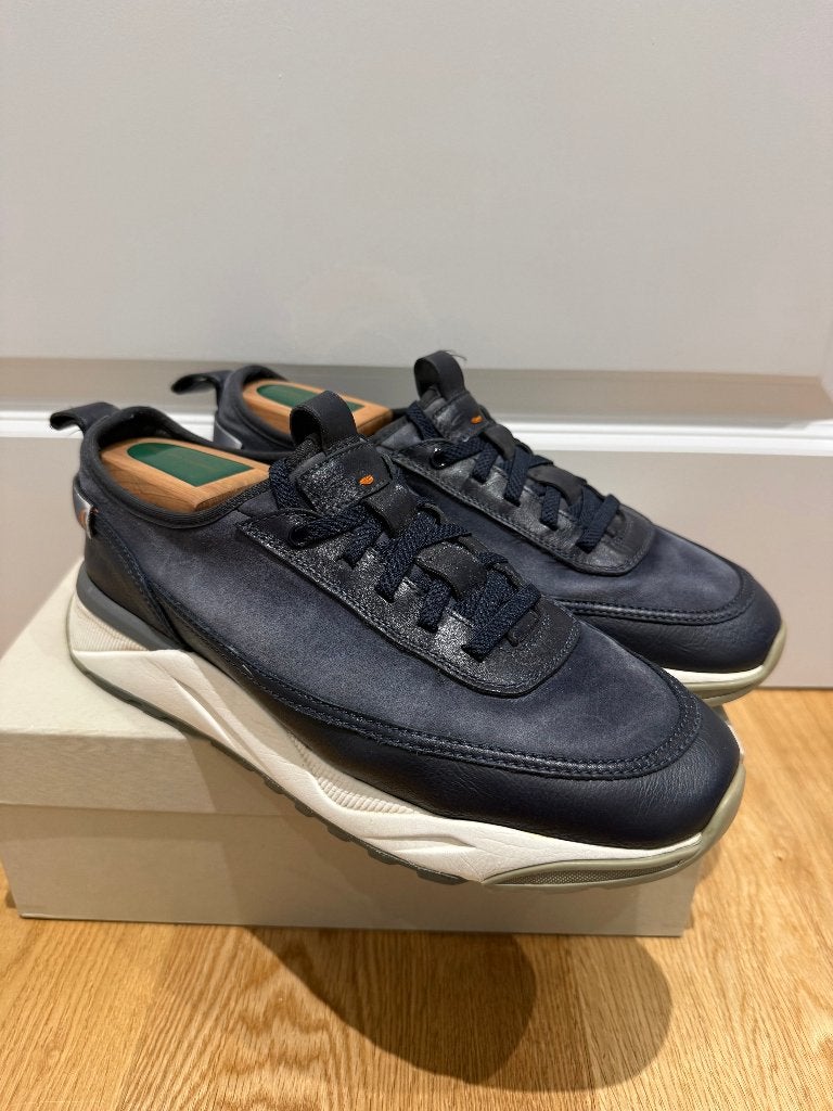 Santoni Sneakers | UK 8.5 | (293), Santoni, Verzenden, Blauw, Sneakers of Gympen