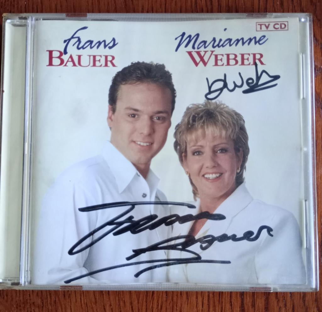 Frans Bauer & Marianne Weber vd GESIGNEERD, Verzenden, Gebruikt, Levenslied of Smartlap