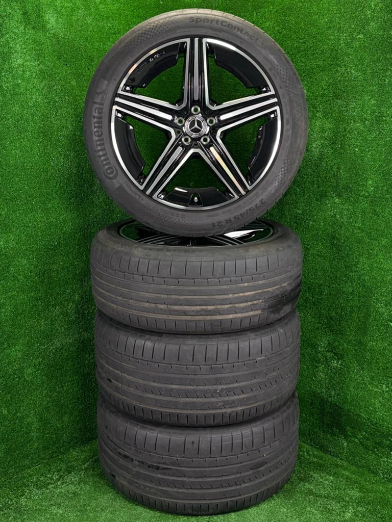 Originele 21 inch Mercedes AMG velgen met banden GLE W167, Auto-onderdelen, Gebruikt, 275 mm, Banden en Velgen, Germany