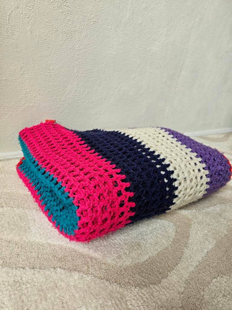 Plaid (handgemaakt), Ophalen of Verzenden, Zo goed als nieuw