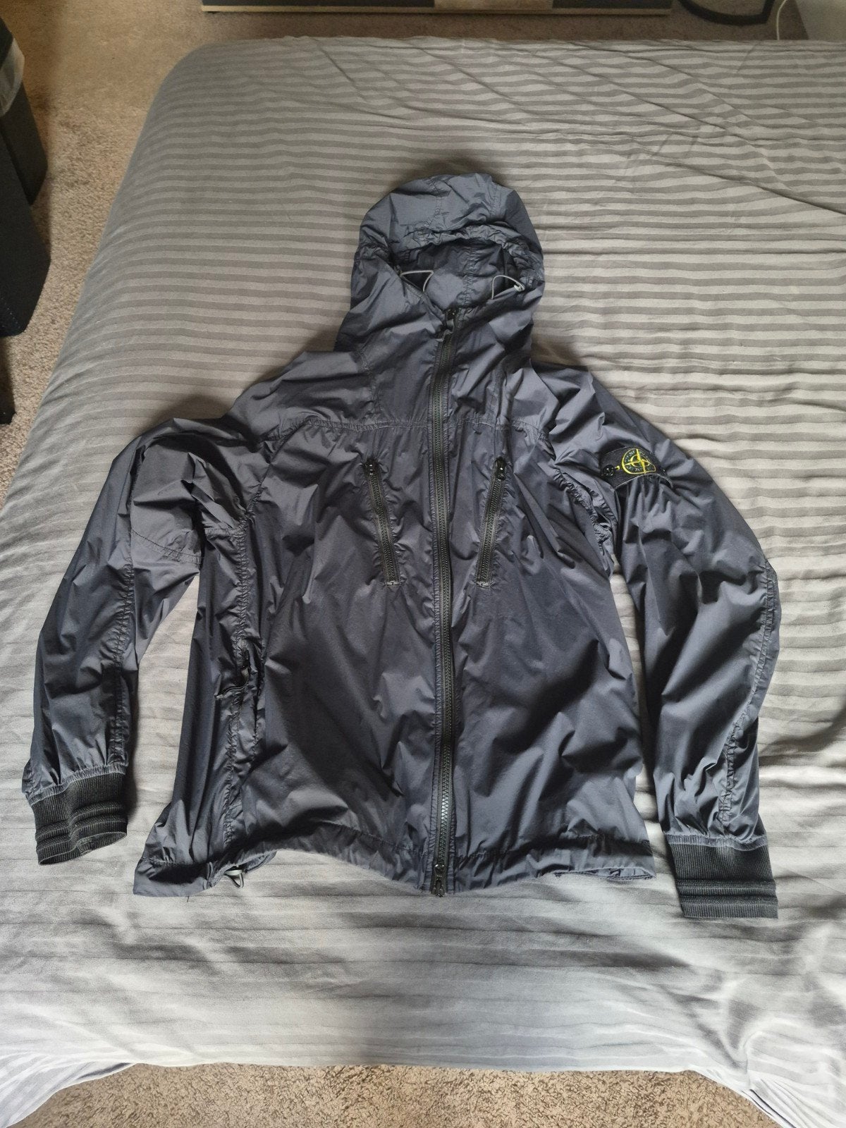 Stone Island Skin Touch Nylon-TC Jacket Maat L, Maat 52/54 (L), Ophalen of Verzenden, Grijs, Stone Island