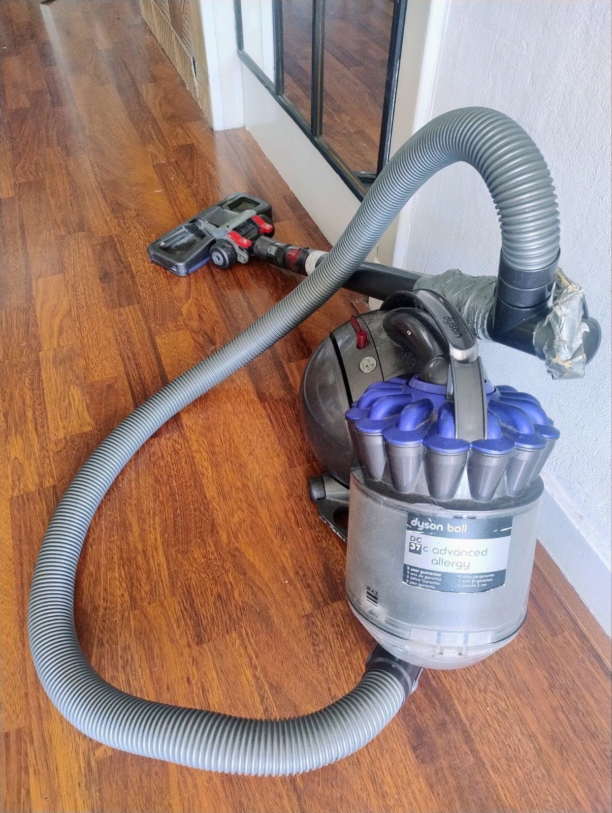 Dyson Ball DC37c Advanced Allergy Sledestofzuiger, Ophalen, Gebruikt, Geschikt voor harde vloeren, Dyson