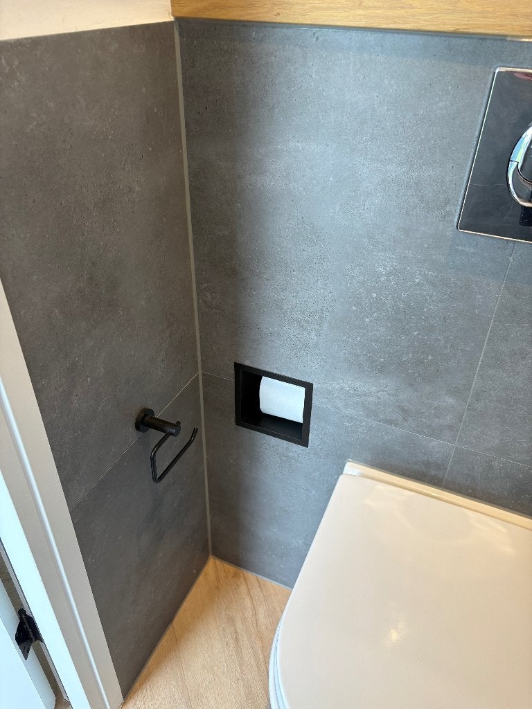 inbouw magazijn voor 5 rollen toiletpapier, Ophalen of Verzenden, Nieuw, Zwart, Overige typen