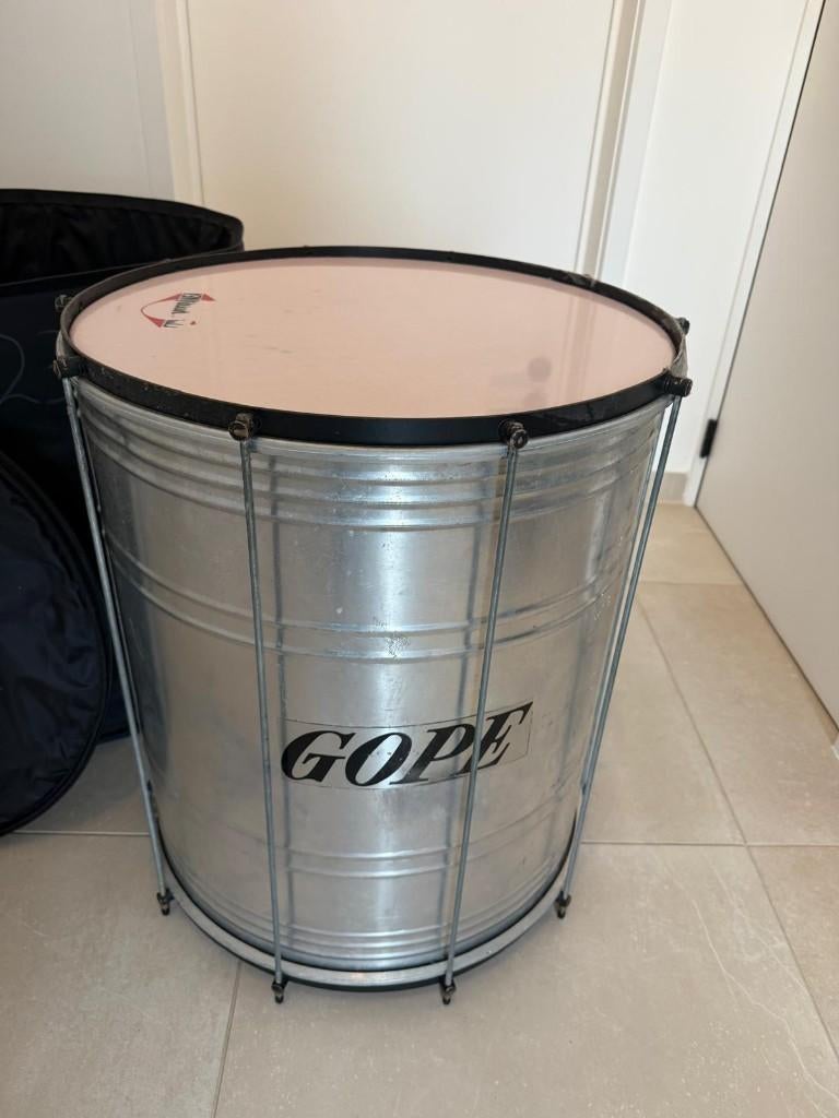 Surdo 20 inch - Metal - GOPE - s23, Muziek en Instrumenten, Percussie, Ophalen, Gebruikt, Trommel