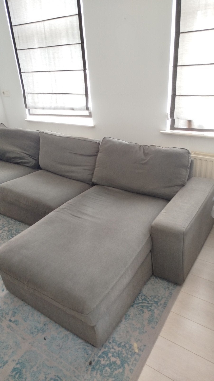 IKEA Kivik Chaise Longue - Grijs, Huis en Inrichting, Ophalen, Gebruikt, Eenpersoons, Modern, Scandinavisch