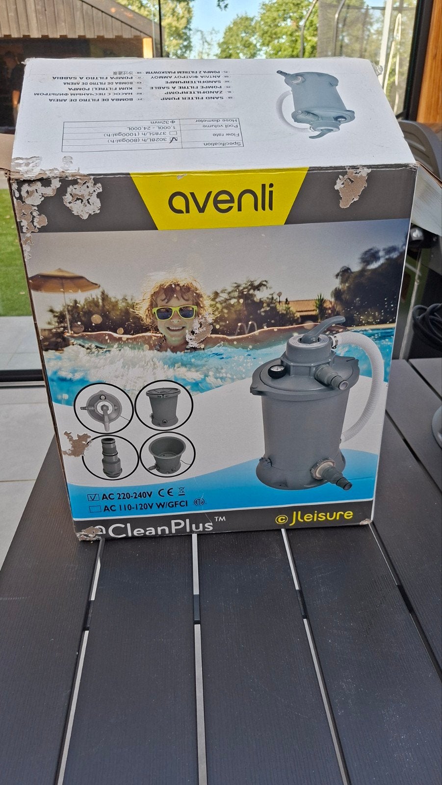 Avenli Zandfilterpomp voor Zwembaden (3028L/u), Ophalen of Verzenden, Nieuw, Zwembadpomp