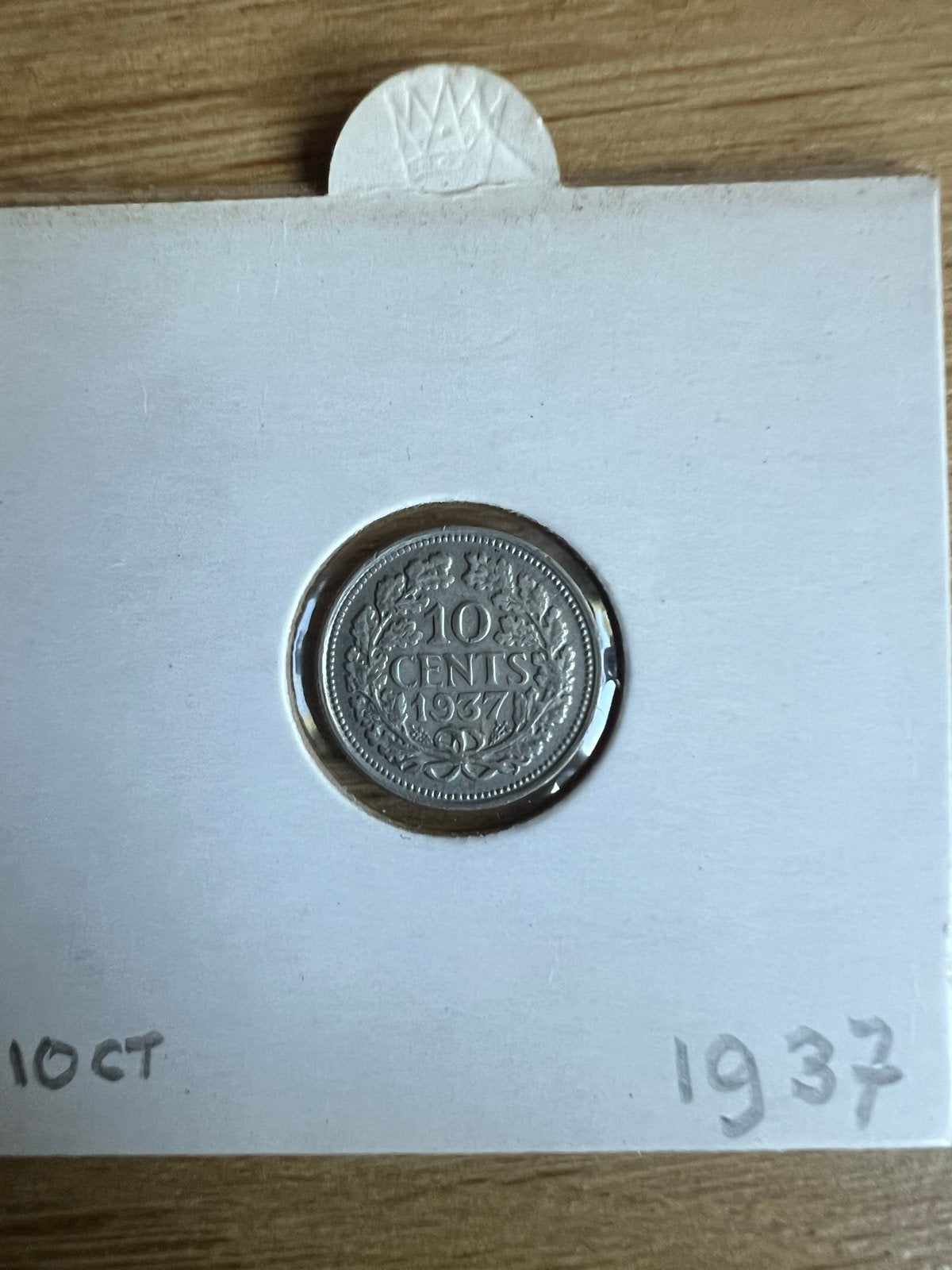 Zilveren dubbeltje Wilhelmina 1937, Postzegels en Munten, Munten | Nederland, Ophalen, Zilver, 10 cent, Koningin Wilhelmina