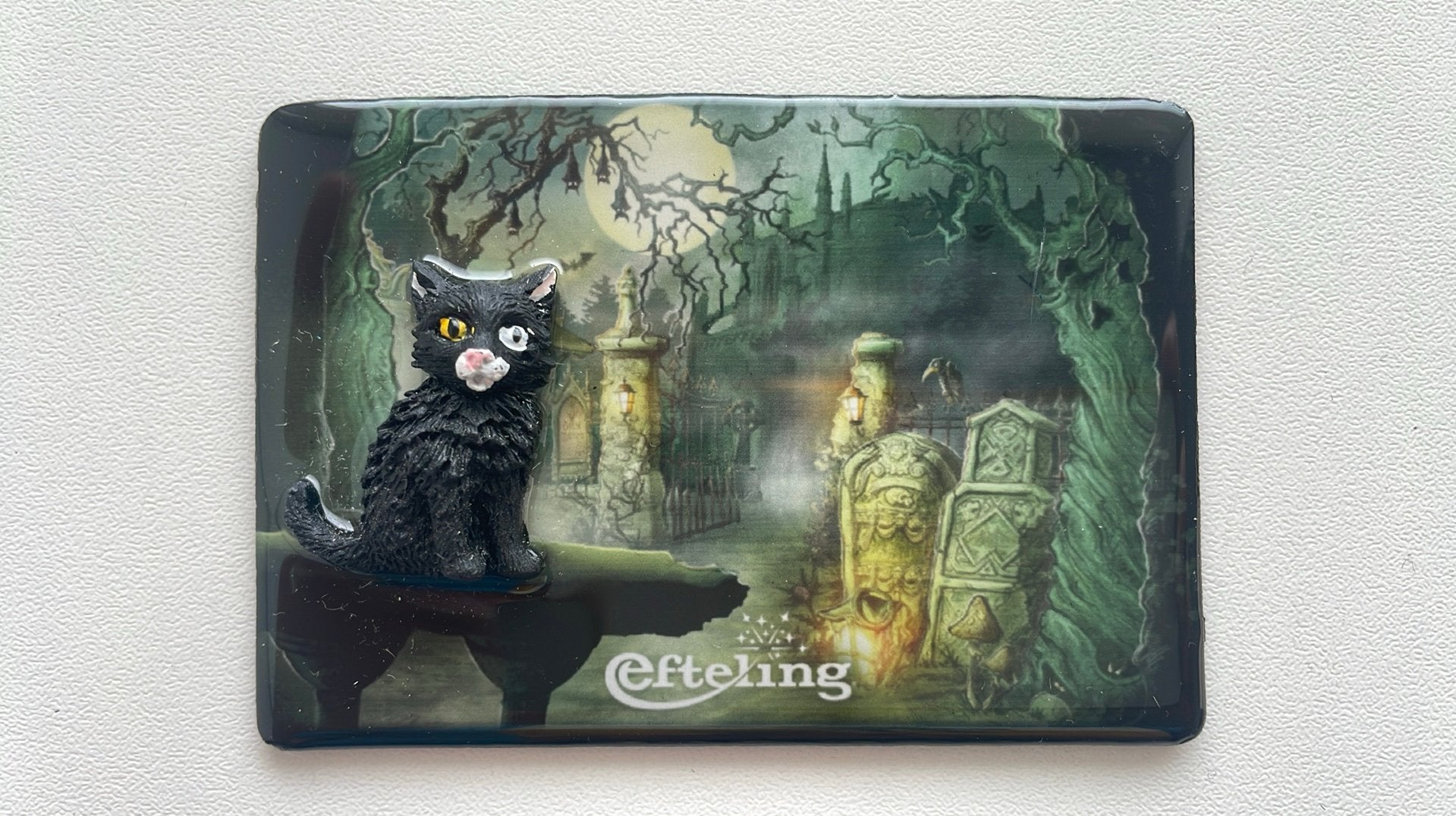 Efteling Magneet Danse Macabre Polystone kat, Ophalen of Verzenden, Nieuw, Overige typen
