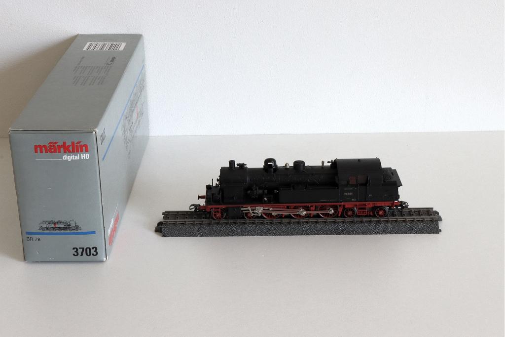 Märklin 3703 H0 Stoomlocomotief BR 78 DRG digitaal OVP, Wisselstroom, Locomotief, Ophalen of Verzenden, Zo goed als nieuw