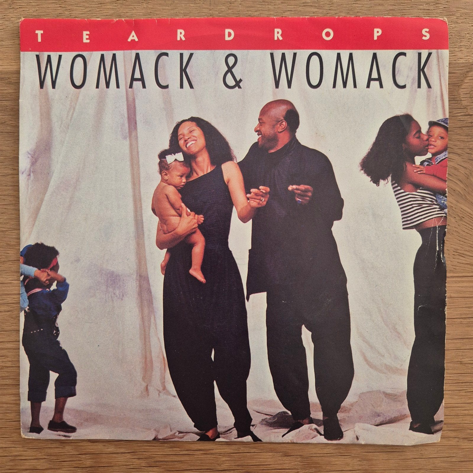 Womack & Womack - Teardrops (Vinyl Single), Cd's en Dvd's, Vinyl Singles, Gebruikt, Ophalen of Verzenden, EP, 12 inch