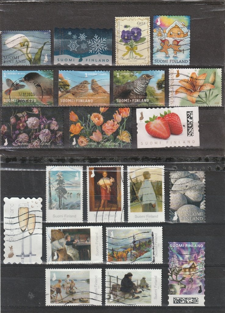 36x Finland, Verzenden, Finland, Gestempeld